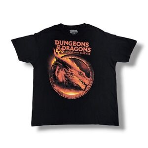 Dungeons & Dragons Honor Among Thieves Black Short Sleeve T-Shirt Men's XL